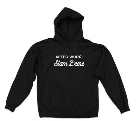 Skate Mental Slam Beers Hoodie Black