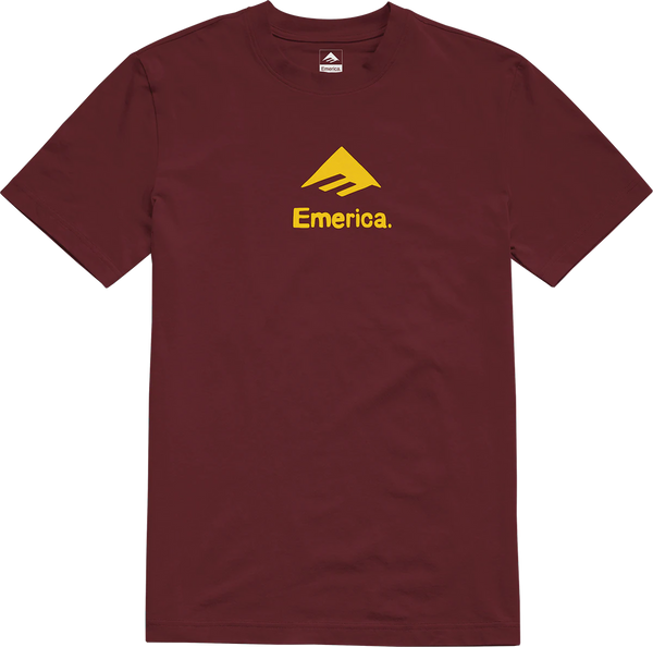 Emerica Pavement Tee Burgundy