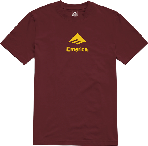 Emerica Pavement Tee Burgundy