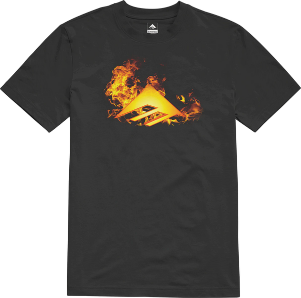 Emerica Triangle Blaze musta t-paita