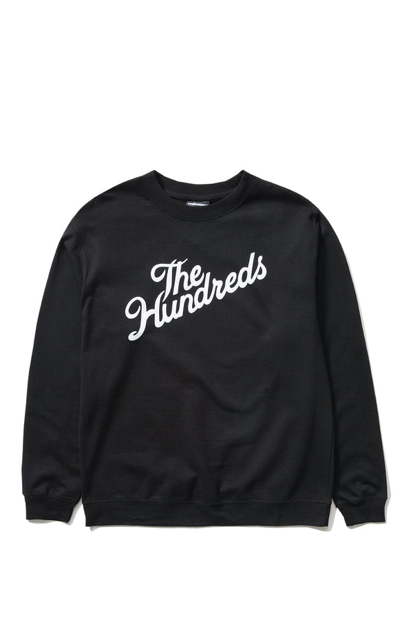 The Hundreds Forever Slant Crewneck Black