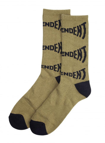 Independent Socks Flight Socks Olive