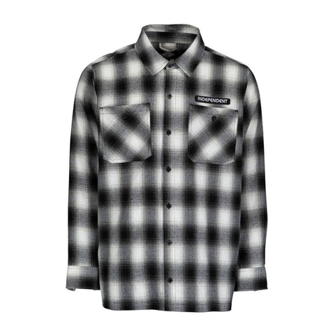 Independent Shirt Tilden Flannel L/S Shirt Black/White