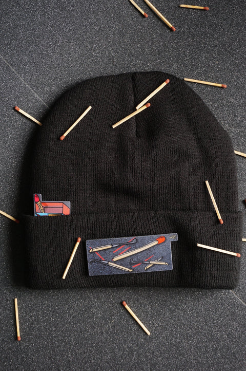 Matchstick Union Embers Beanie Black