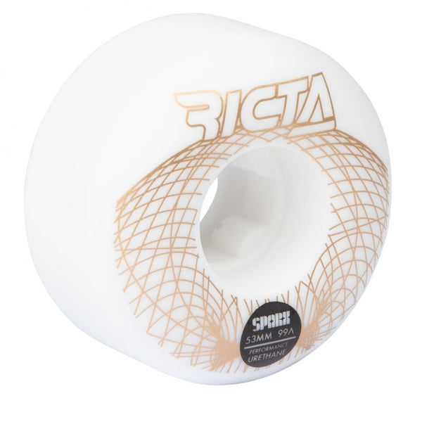 Ricta Wheels Wireframe Sparx 99a 53MM White
