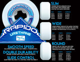 Ricta Wheels Crystal Cores 95a 52MM Blue/Clear