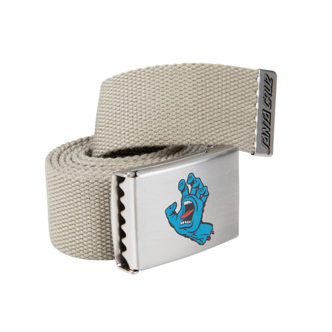 Santa Cruz Belt Screaming Mini Hand Belt O/S ADULT Nickel