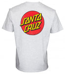 Santa Cruz T-Shirt Classic Dot Chest Heather