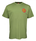 Santa Cruz T-Shirt Classic Dot Chest Dill Green