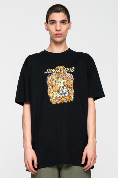 Santa Cruz T-Shirt Roskopp The Five Black
