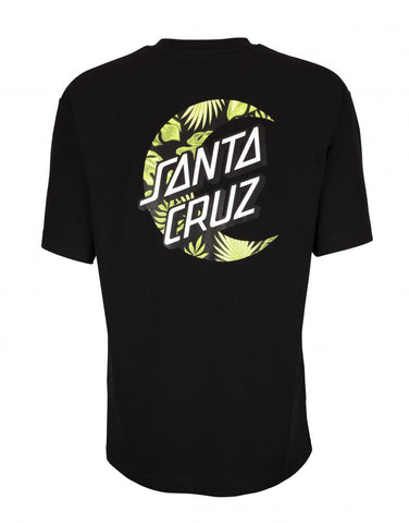 Santa Cruz T-Shirt Cabana Moon Dot Black