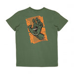 Santa Cruz Youth T-Shirt Split Strip Hand Vintage Ivy