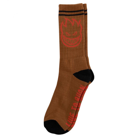 Spitfire Socks Bighead Brown/Red/Black