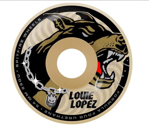 Spitfire Wheels  Formula Four Louie Unchained Classic 99a 52MM