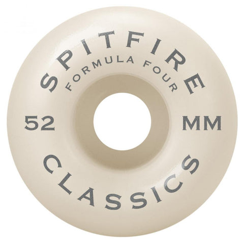Spitfire Wheels Formula Four Classics 99a 52MM Green