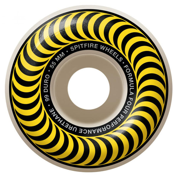 Spitfire Wheels Formula Four Classics 99a 55MM Yellow