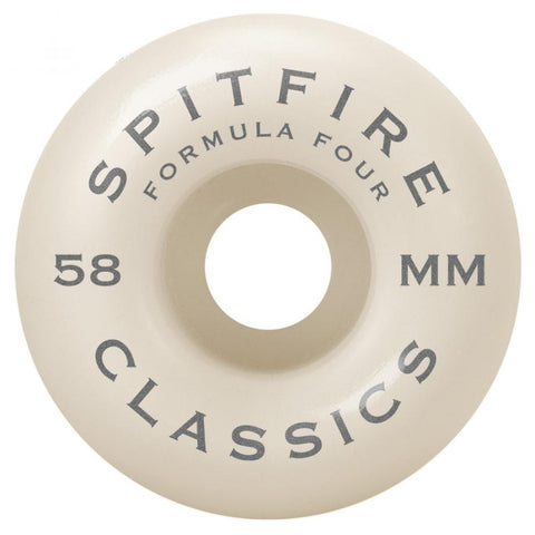 Spitfire Wheels Formula Four Classics 99a 58MM Purple