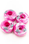 Snot Wheels Swirls 99A 56MM Pink White