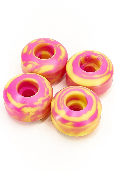 Snot Wheels Swirls 101A 52MM Yellow Pink