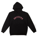 Spitfire Hoody Old E Black/Red Embroidery