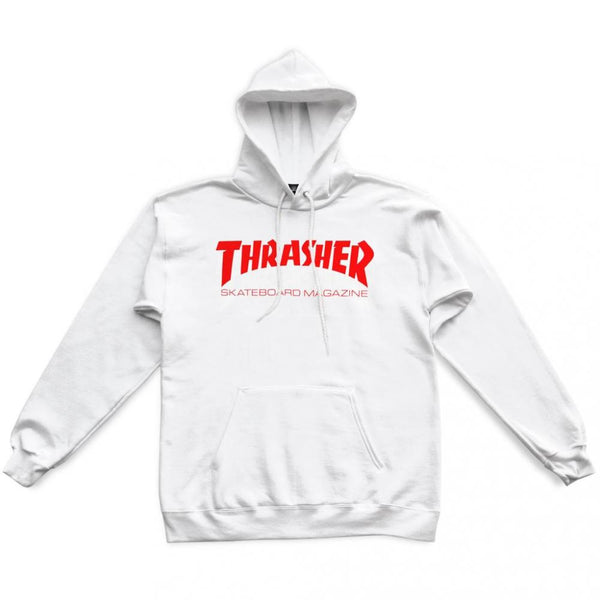 Thrasher Hoody Skate Mag Hood White/Red