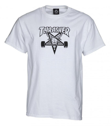 Thrasher T Shirt Skategoat White