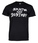Thrasher T Shirt Skate & Destroy Black