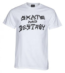 Thrasher T-Shirt Skate & Destroy White