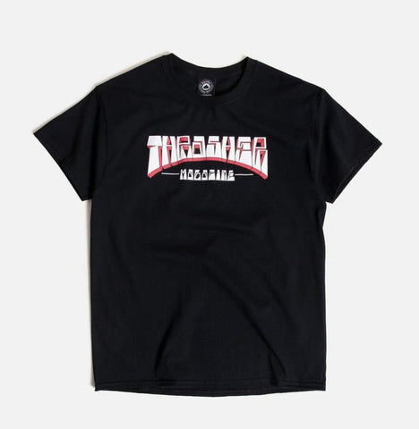 Thrasher T Shirt Firme Logo Black