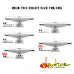 Venture V Hollow Truck Low 5.0 IN all polished