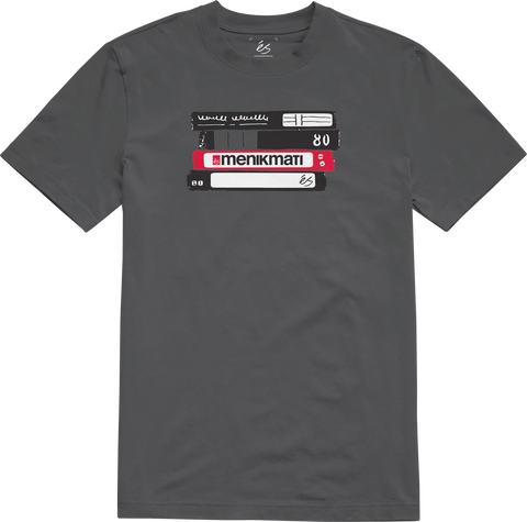 éS VHS Tee Charcoal